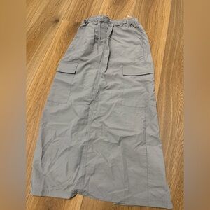 Pacsun Light Gray Cargo Pants for women